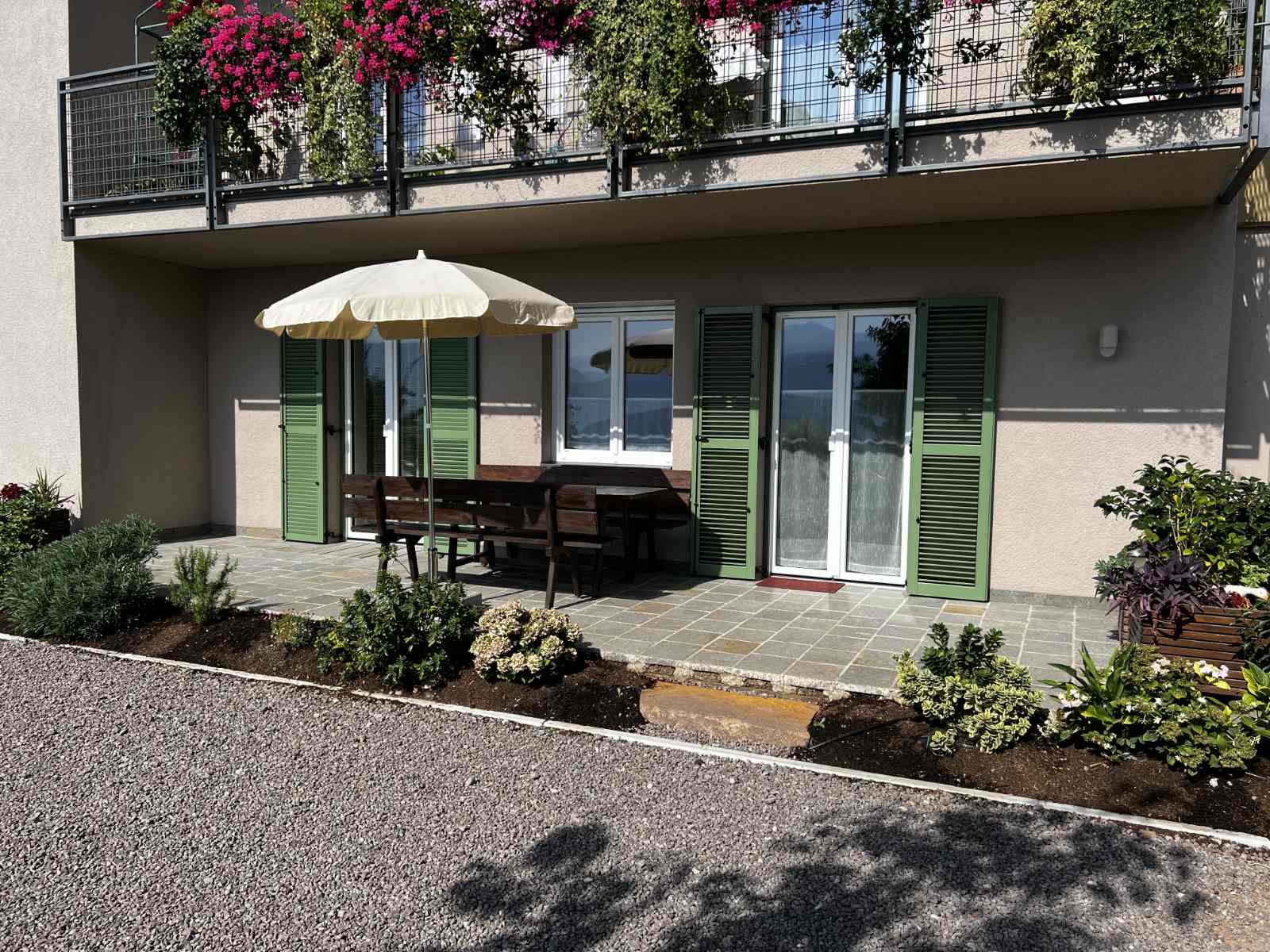 Apartment Kiwi Terrasse Detail